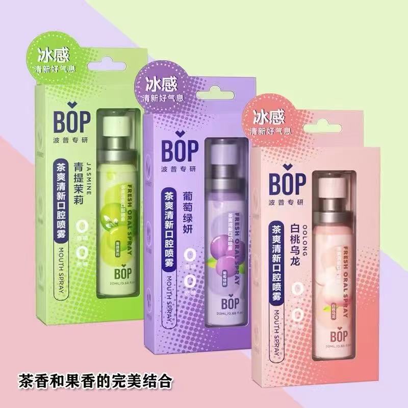 BOP波普专研茶爽清新口腔喷雾20ml（白桃乌龙）